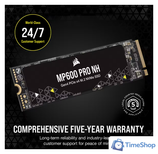 SSD Corsair MP600 PRO NH 2TB CSSD-F2000GBMP600PNH - Изображение №4 — Интернет-магазин Time-Shop