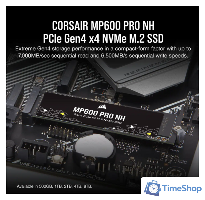 SSD Corsair MP600 PRO NH 2TB CSSD-F2000GBMP600PNH - Изображение №6 — Интернет-магазин Time-Shop