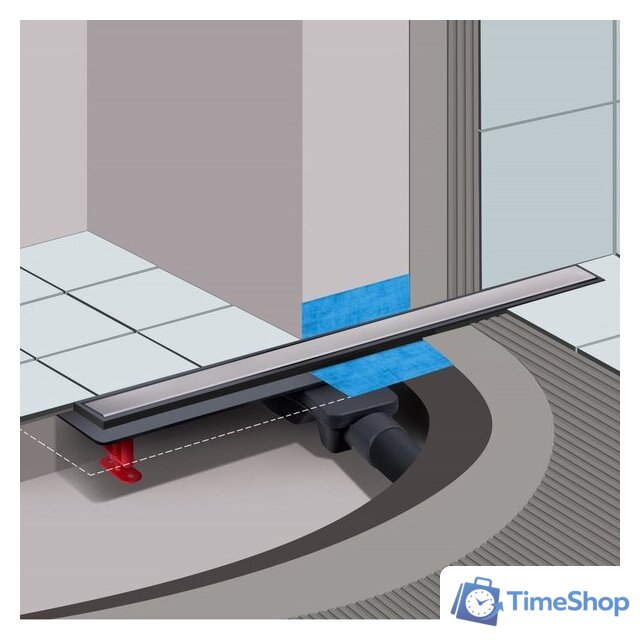 Трап/канал Berges Wasserhaus Optim Line 600 090506 - Изображение №3 — Интернет-магазин Time-Shop