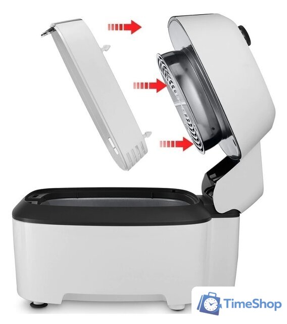 Аэрогриль (аэрофритюрница) DeLonghi IdealFry FH 2133.W - Изображение №5 — Интернет-магазин Time-Shop