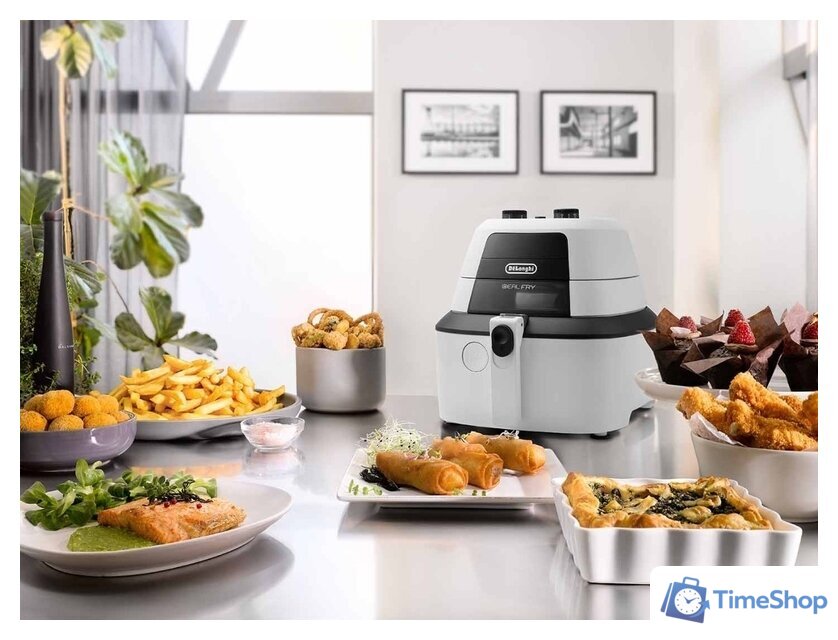 Аэрогриль (аэрофритюрница) DeLonghi IdealFry FH 2133.W - Изображение №8 — Интернет-магазин Time-Shop