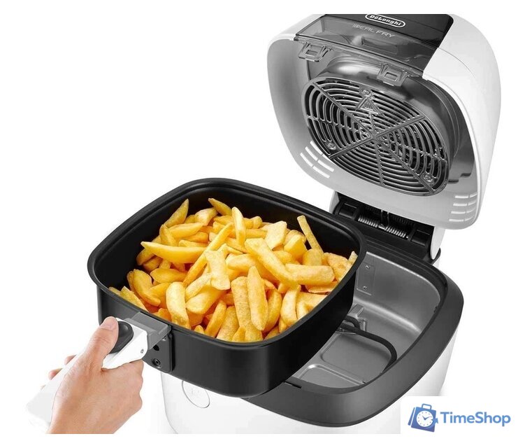 Аэрогриль (аэрофритюрница) DeLonghi IdealFry FH 2133.W - Изображение №7 — Интернет-магазин Time-Shop