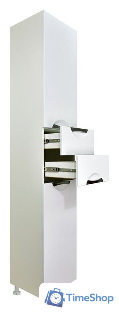  Doratiz Шкаф-пенал Афина 35 (правый, 2 ящика, белый) - Изображение №4 — Интернет-магазин Time-Shop
