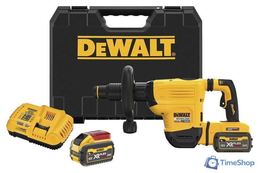 Отбойный молоток DeWalt DCH832X2 (с 2-мя АКБ, кейс) - Изображение №1 — Интернет-магазин Time-Shop