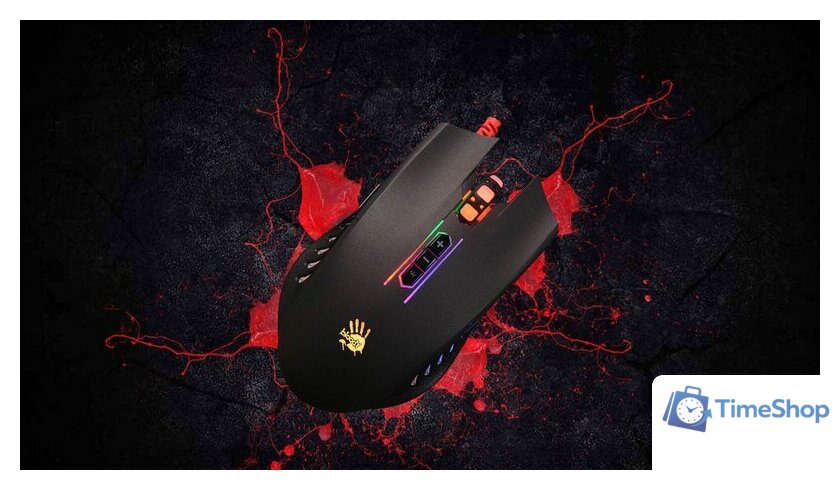 Игровая мышь A4Tech Bloody Q81 (черный) - Изображение №3 — Интернет-магазин Time-Shop
