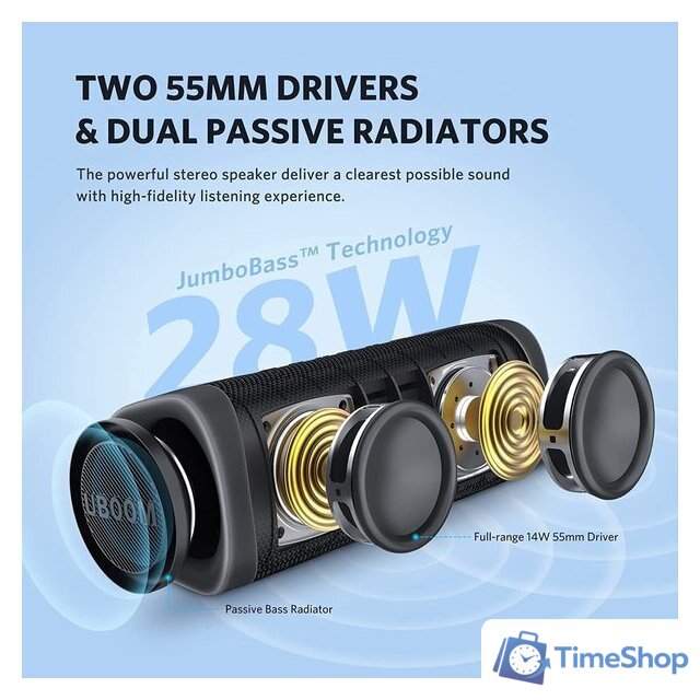 Беспроводная колонка EarFun UBOOM L - Изображение №3 — Интернет-магазин Time-Shop