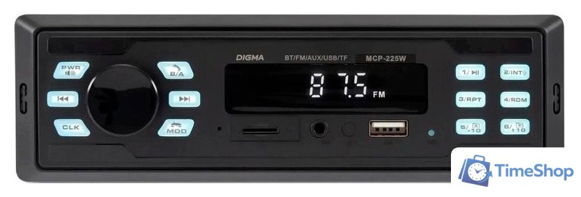USB-магнитола Digma MCP-225W - Изображение №1 — Интернет-магазин Time-Shop