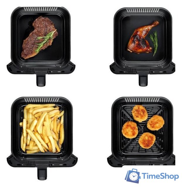 Аэрогриль (аэрофритюрница) Tesla Electronics AirCook DualZone Q670 XXL - Изображение №5 — Интернет-магазин Time-Shop