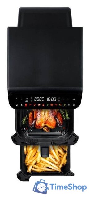 Аэрогриль (аэрофритюрница) Tesla Electronics AirCook DualZone Q670 XXL - Изображение №3 — Интернет-магазин Time-Shop