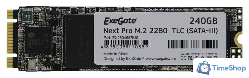 SSD ExeGate Next Pro 240GB EX280465RUS - Изображение №1 — Интернет-магазин Time-Shop