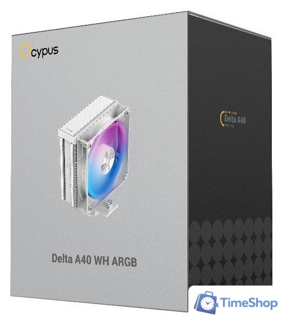Кулер для процессора Ocypus Delta A40 WH ARGB - Изображение №9 — Интернет-магазин Time-Shop