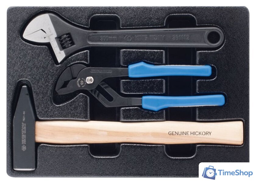 Набор пассатижей King Tony 9-90103PP02 (3 предмета) - Изображение №1 — Интернет-магазин Time-Shop