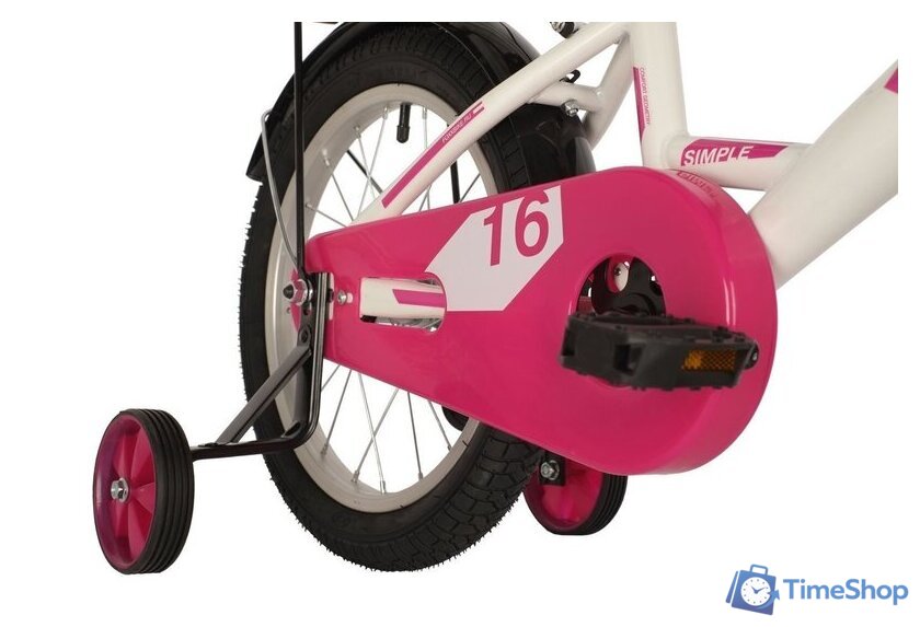 Детский велосипед Foxx Simple 16 2021 (белый) - Изображение №5 — Интернет-магазин Time-Shop