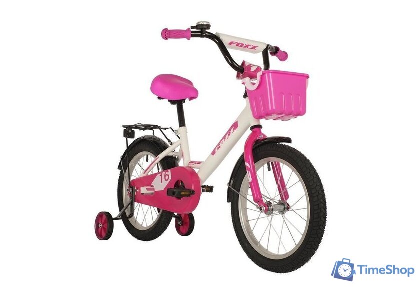 Детский велосипед Foxx Simple 16 2021 (белый) - Изображение №2 — Интернет-магазин Time-Shop