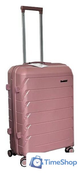 Чемодан-спиннер DoubleW YF-PP02 (L, пудровый) - Изображение №1 — Интернет-магазин Time-Shop