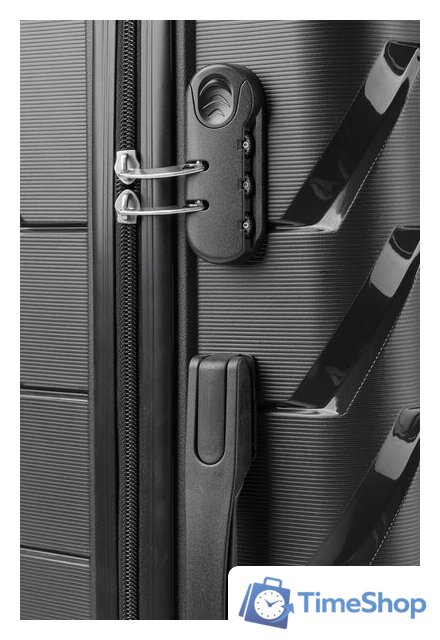 Чемодан-спиннер DoubleW YF-PP02 (L, пудровый) - Изображение №4 — Интернет-магазин Time-Shop