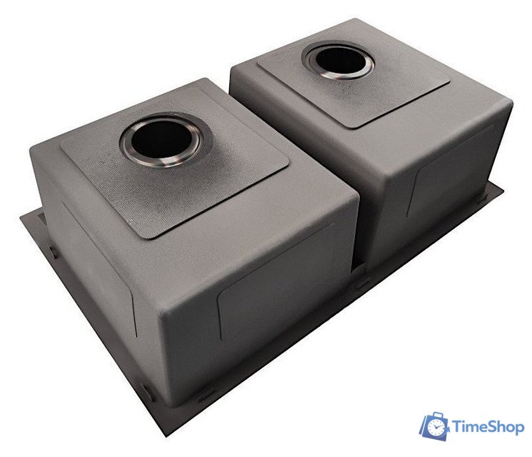 Кухонная мойка Stellar Decor S7850-2S-D (сатин) - Изображение №6 — Интернет-магазин Time-Shop