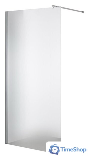 Душевая стенка Saniteco Walk-In SN-W6MC80 (80x200, матовое стекло, хромированный профиль) - Изображение №1 — Интернет-магазин Time-Shop