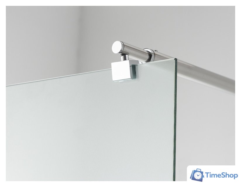 Душевая стенка Saniteco Walk-In SN-W6MC80 (80x200, матовое стекло, хромированный профиль) - Изображение №2 — Интернет-магазин Time-Shop