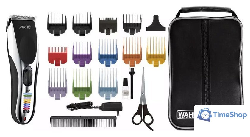 Машинка для стрижки волос Wahl 9649-1416 ColorPro Cordless Chrome Edition - Изображение №2 — Интернет-магазин Time-Shop