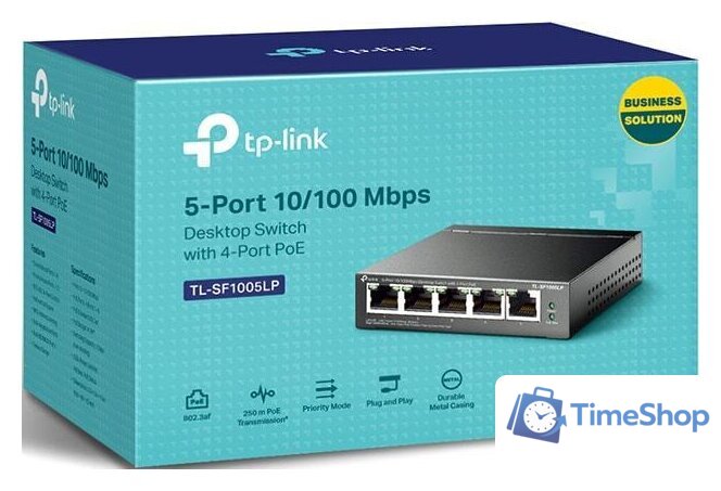 Неуправляемый коммутатор TP-Link TL-SF1005LP - Изображение №3 — Интернет-магазин Time-Shop