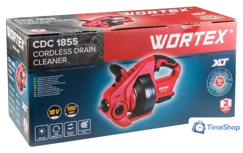 Прочистная машинка Wortex CDC 1855 (с 1-им АКБ) - Изображение №9 — Интернет-магазин Time-Shop