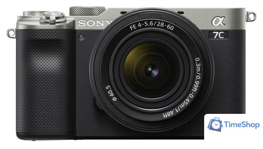 Беззеркальный фотоаппарат Sony Alpha a7C Kit 28-60mm (серебристый) - Изображение №1 — Интернет-магазин Time-Shop