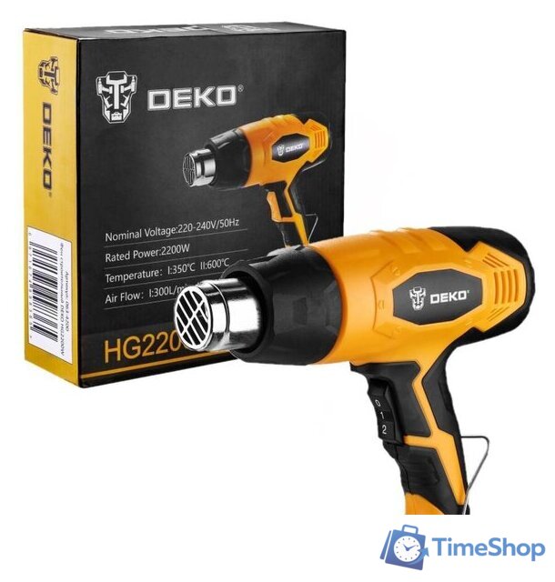 Промышленный фен Deko HG2200W - Изображение №2 — Интернет-магазин Time-Shop