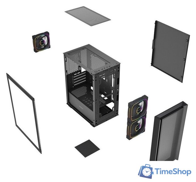 Корпус Powercase Mistral SM03 ARGB CMMSM03B-A3 - Изображение №6 — Интернет-магазин Time-Shop