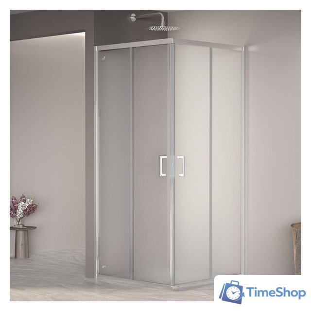 Душевой уголок RGW PA-030 3508103088-21 80x80 (хром/матовое-сатинат стекло) - Изображение №1 — Интернет-магазин Time-Shop