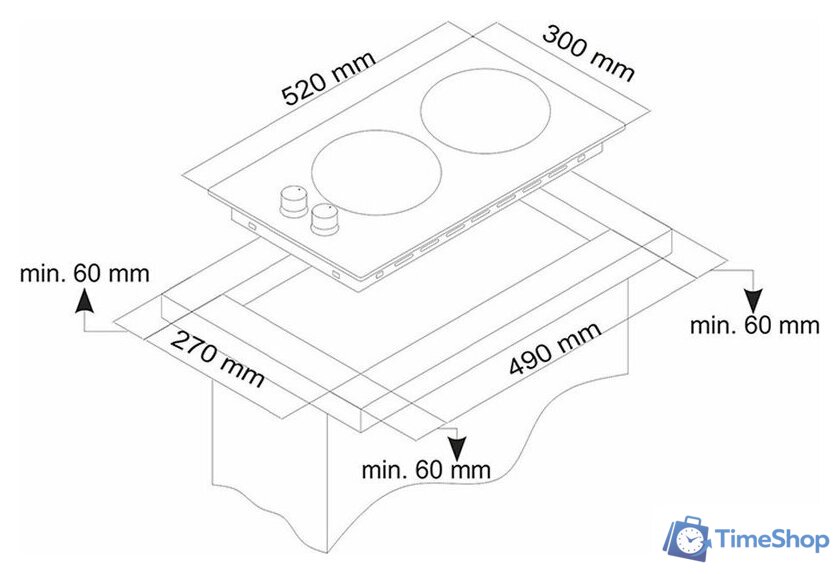 Варочная панель Simfer H30E02B016 - Изображение №13 — Интернет-магазин Time-Shop