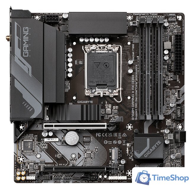Материнская плата Gigabyte B760M Gaming X AX DDR4 (rev. 1.x) - Изображение №1 — Интернет-магазин Time-Shop