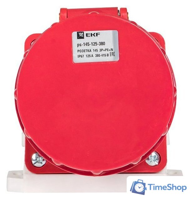 Розетка промышленная EKF PS-145-125-380 - Изображение №3 — Интернет-магазин Time-Shop