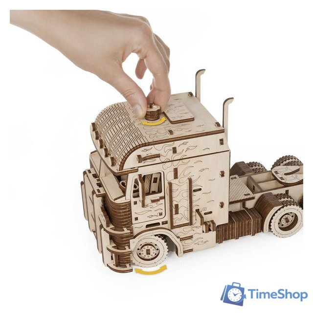 Сборная модель Eco-Wood-Art Тягач Король дорог - Изображение №8 — Интернет-магазин Time-Shop