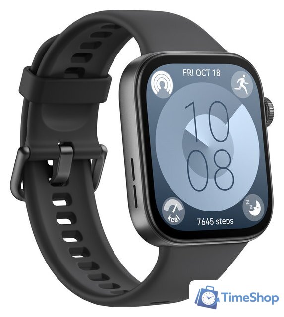 Умные часы Huawei Watch Fit 3 (черный, международная версия) - Изображение №2 — Интернет-магазин Time-Shop