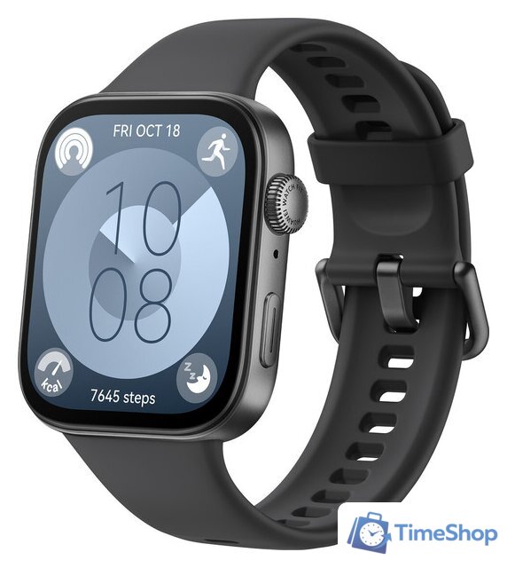 Умные часы Huawei Watch Fit 3 (черный, международная версия) - Изображение №1 — Интернет-магазин Time-Shop