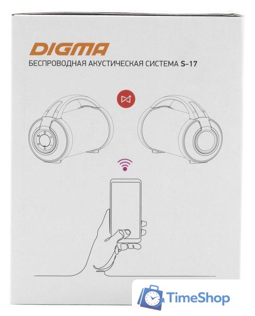 Беспроводная колонка Digma S-17 - Изображение №9 — Интернет-магазин Time-Shop