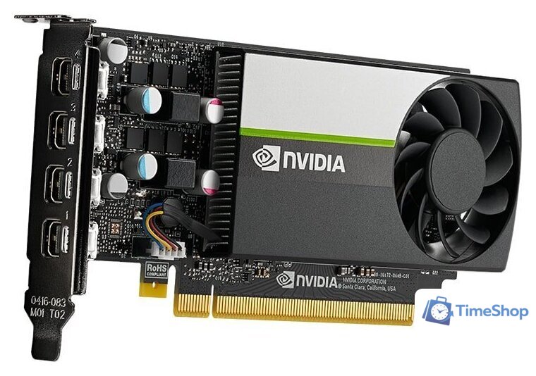 Видеокарта PNY Nvidia Quadro T1000 4GB GDDR6 VCNT1000-SB - Изображение №2 — Интернет-магазин Time-Shop