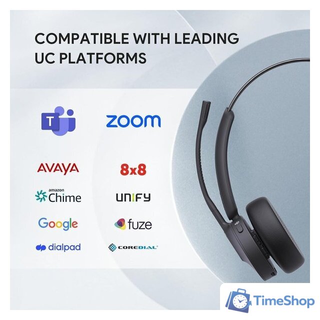 Офисная гарнитура Yealink BH70 Mono UC USB-A - Изображение №9 — Интернет-магазин Time-Shop