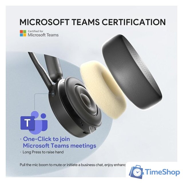 Офисная гарнитура Yealink BH70 Mono UC USB-A - Изображение №5 — Интернет-магазин Time-Shop