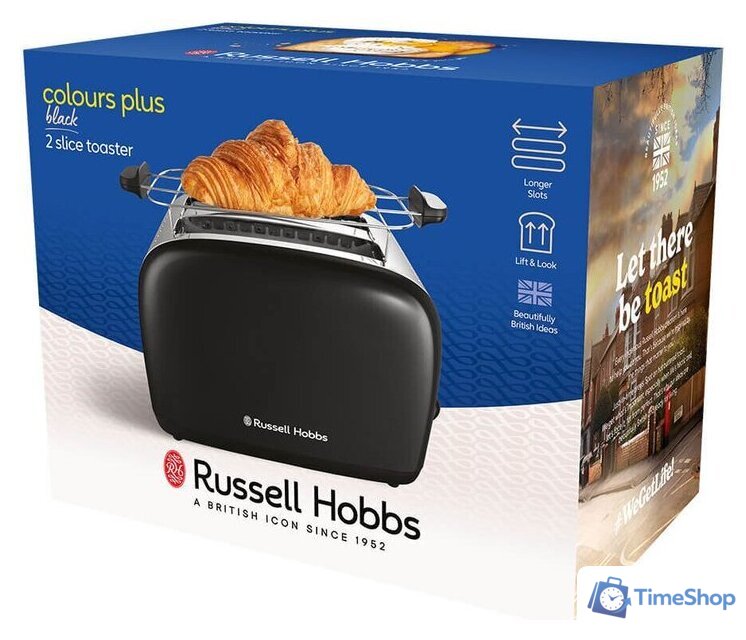 Тостер Russell Hobbs Colours Plus 2 Slice 26550-56 - Изображение №8 — Интернет-магазин Time-Shop