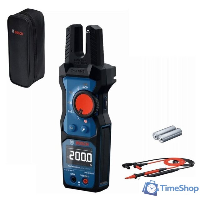 Токовые клещи Bosch GFM 1000-15 Professional 0601077400 - Изображение №1 — Интернет-магазин Time-Shop