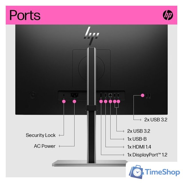 Монитор HP E24t G5 6N6E6AA - Изображение №10 — Интернет-магазин Time-Shop