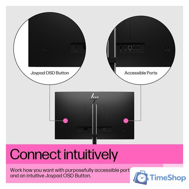 Монитор HP E24t G5 6N6E6AA - Изображение №8 — Интернет-магазин Time-Shop