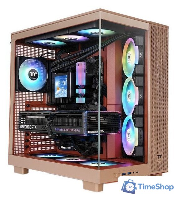 Корпус Thermaltake View 380 XL TG ARGB Gravel Sand CA-11E-00MGWN-00 - Изображение №1 — Интернет-магазин Time-Shop