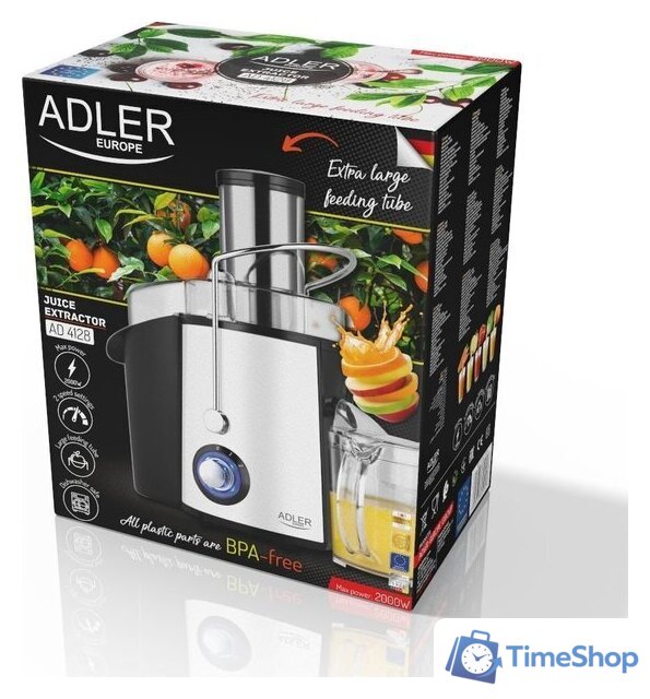 Соковыжималка Adler AD 4128 - Изображение №6 — Интернет-магазин Time-Shop