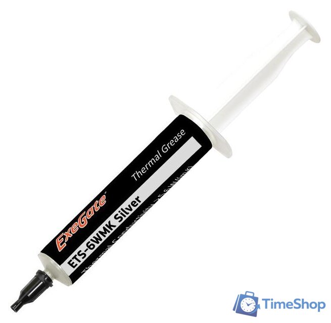 Термопаста ExeGate ETS-6WMK Silver EX282349RUS (30 г.) - Изображение №1 — Интернет-магазин Time-Shop