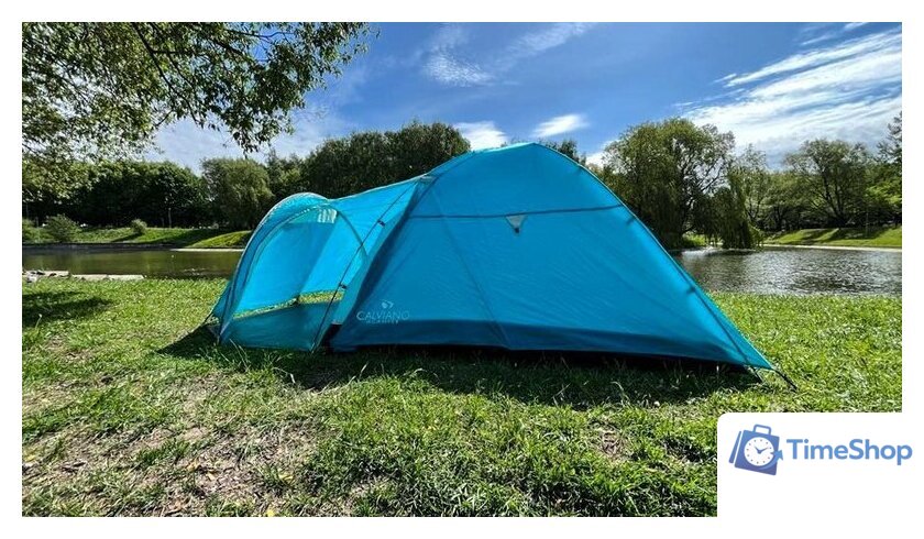 Треккинговая палатка Calviano Acamper Monsun 3 (бирюзовый) - Изображение №7 — Интернет-магазин Time-Shop