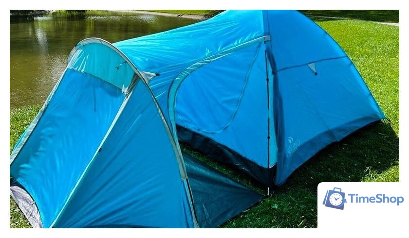 Треккинговая палатка Calviano Acamper Monsun 3 (бирюзовый) - Изображение №3 — Интернет-магазин Time-Shop