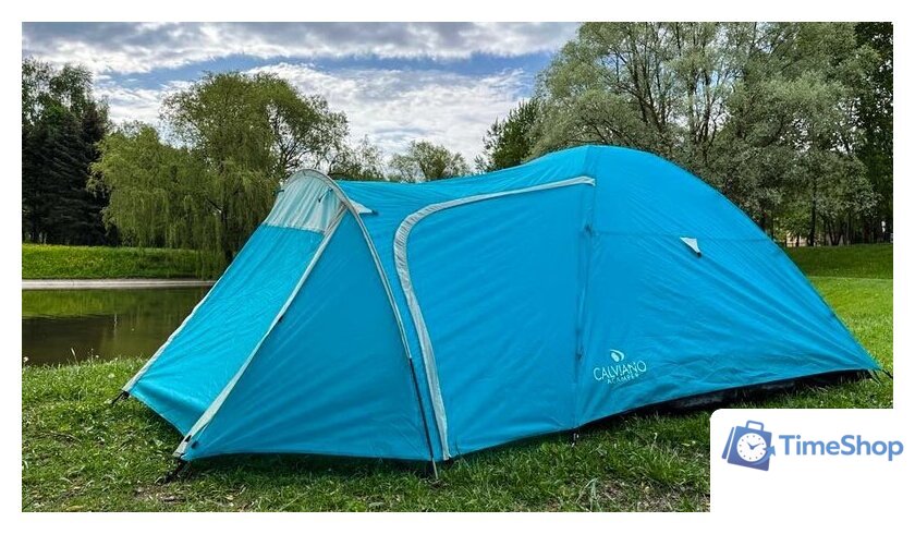 Треккинговая палатка Calviano Acamper Monsun 3 (бирюзовый) - Изображение №2 — Интернет-магазин Time-Shop
